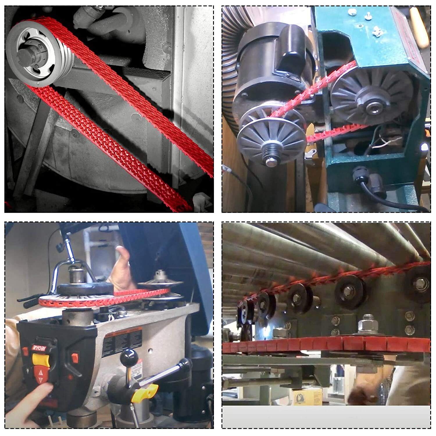 Power Twist Drive 1/2" Link V-Belt 5 Feet A Type -Twist "A" Adjustable Link, USA