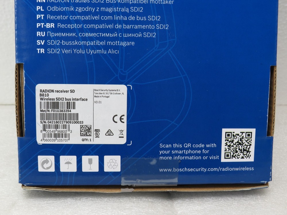 Bosch B810 Wireless SDI2 Bus Interface [CTC]