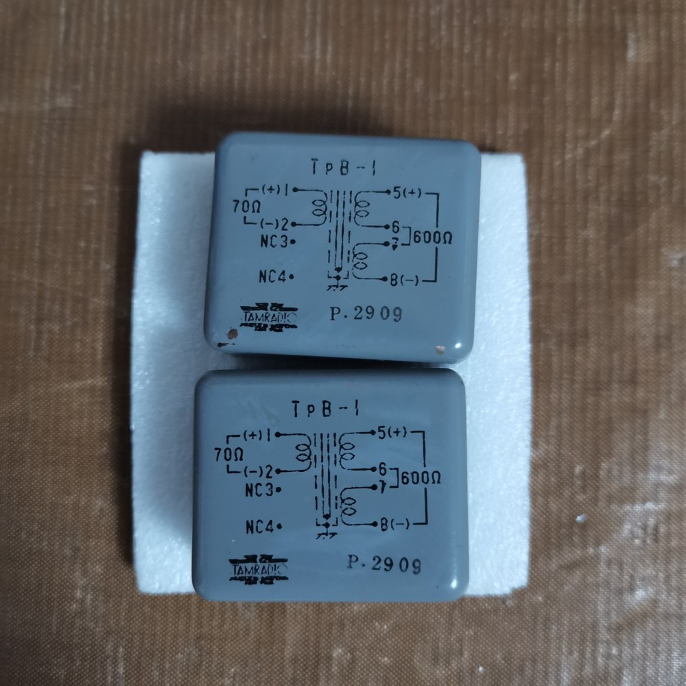 Tamura TpB-1 input transformer 70:600CT 150 split good working pair