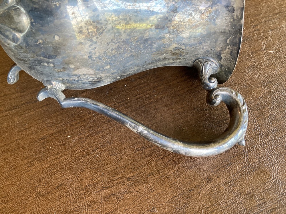 Antique Ornate Silver Pitcher