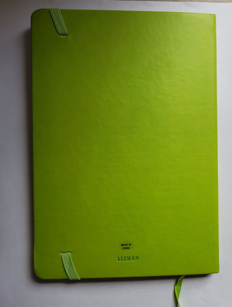 YMCA Green Hardcover Notebook 8 X 6 New