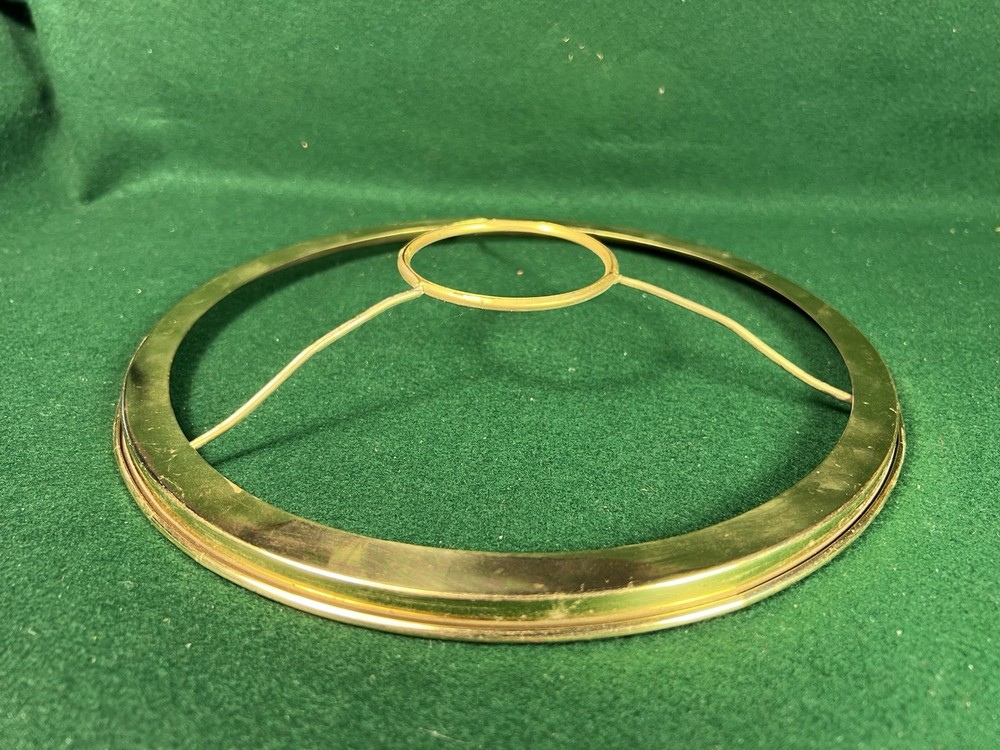 Brass 10” Shade Holder 2-9/16” Mount