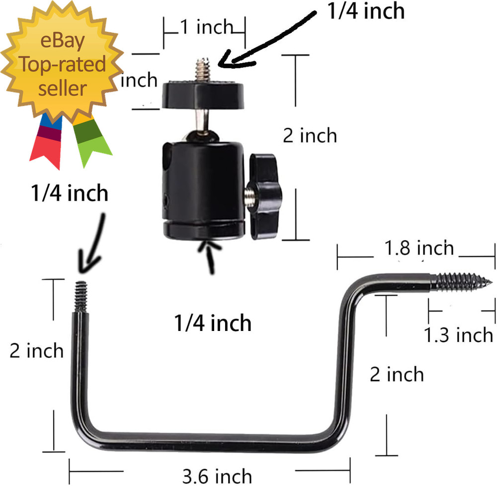 Trail Camera Mount Game Camera Mount Trail Camera Mounts Screw in Tree 4 Pieces