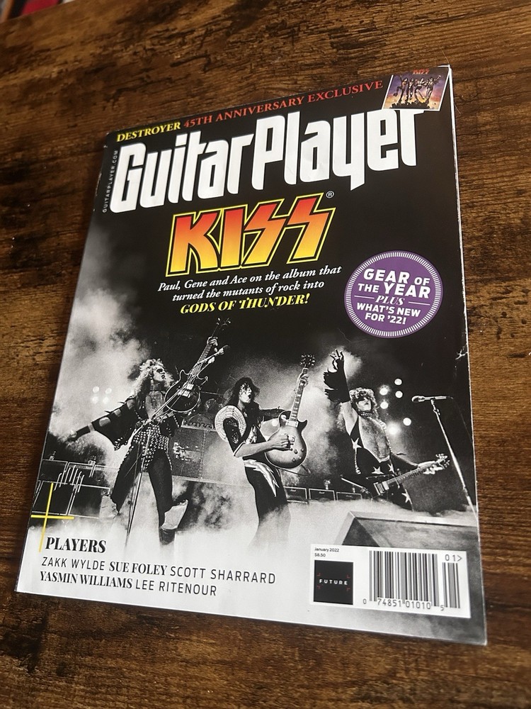 Guitar Player Magazine (Jan 2022) “Destroyer 45th Anniversary” Feature