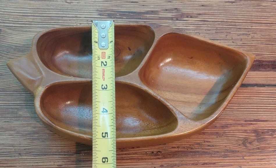 Wood Acorn Nut Server