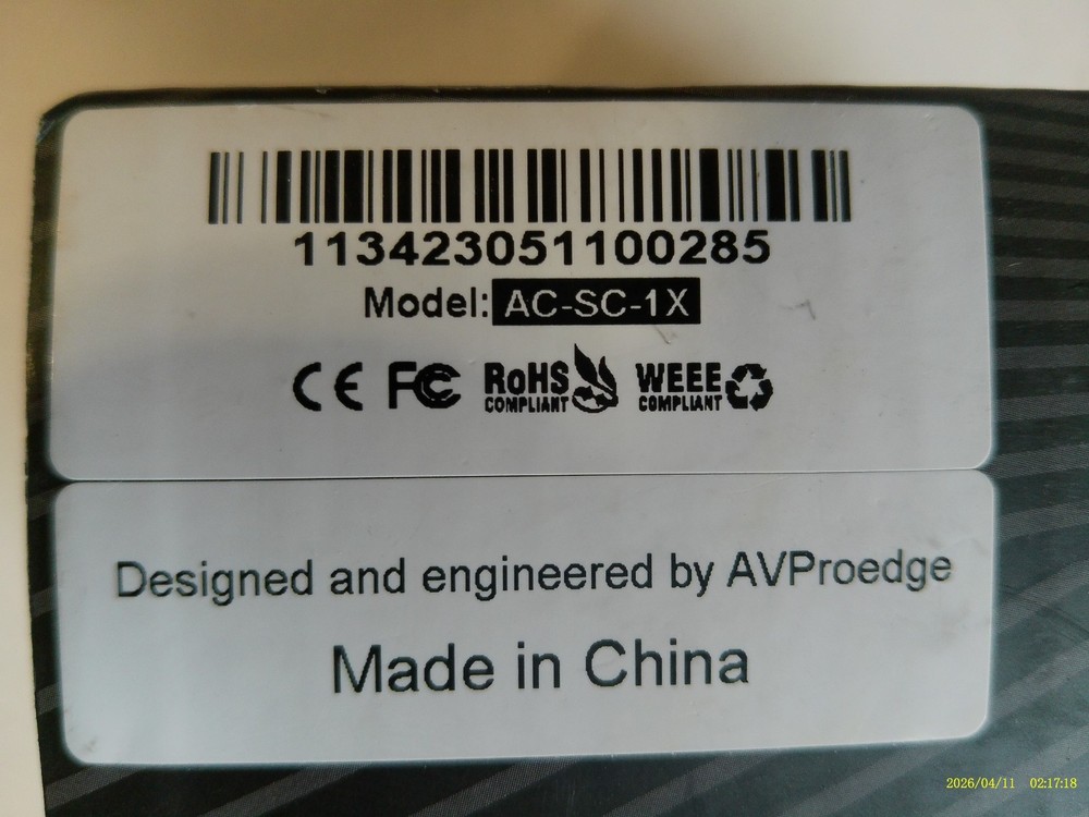AV Pro Edge, AC-SC-1X, 8K down scaler, edid manager & audio de-embedder
