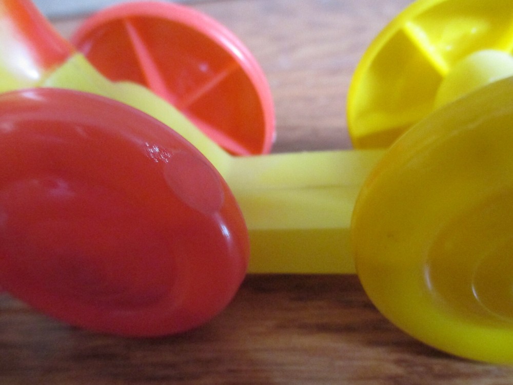 Unique Antique Vintage Soft & Hard Plastic Duck Pull Toy