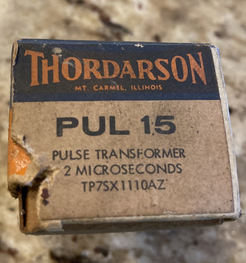 Thordarson PUL15 Pulse Transformer 2 microseconds TP7SX1110AZ