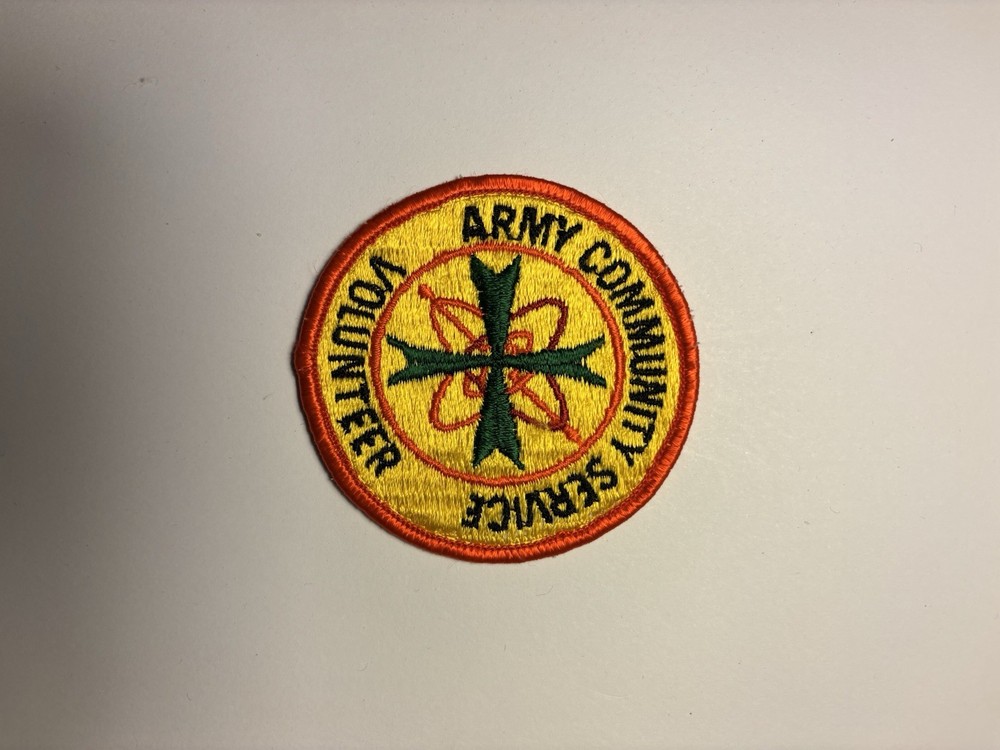 U.S. Army Community Service Volunteer Patch