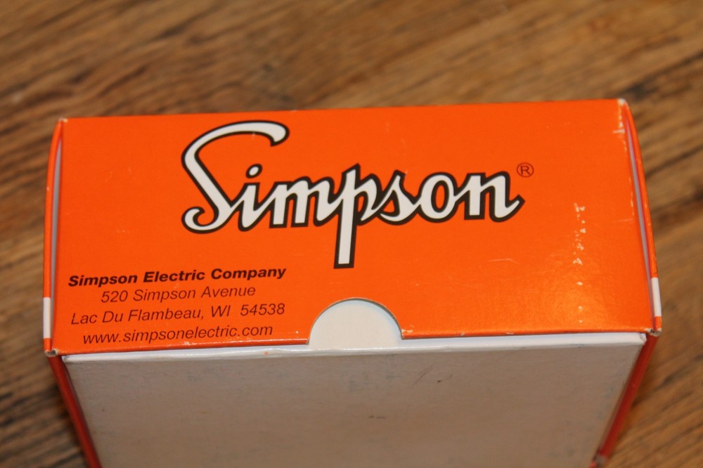 Simpson 24502 DC Voltage Digital Panel Meter NEW 1T901 NIB