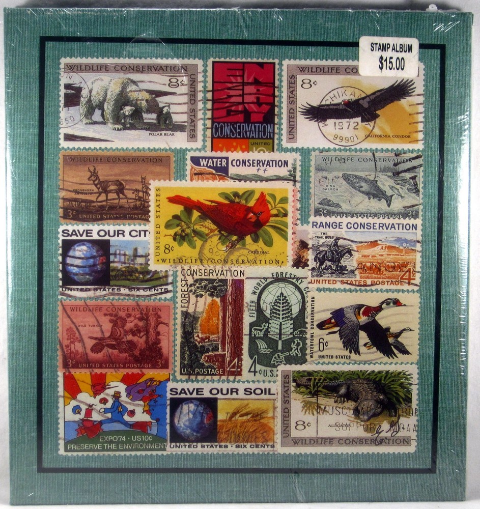 SEALED USPS STAMP ALBUM 1998 Post-Bound Expandable Acid Free 8 Pages AIC-098