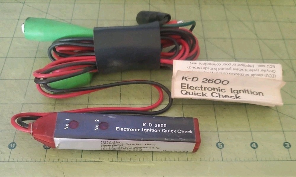 Vintage K-D 2600 Electronic Ignition Quick Check ignition analyzer  Tool