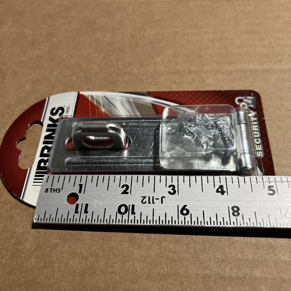 Brinks 4 1/2” Fixed Staple Hasp - New
