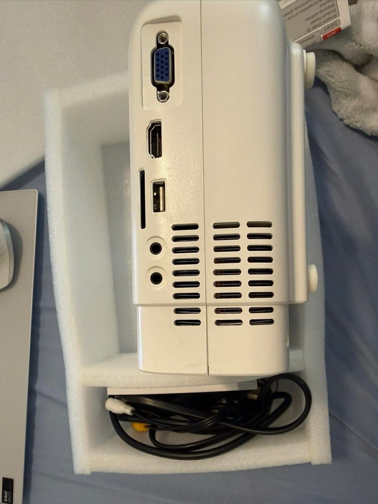 ABOX GC357 Wireless LCD Projector 1080p White WiFi Multiple Inputs