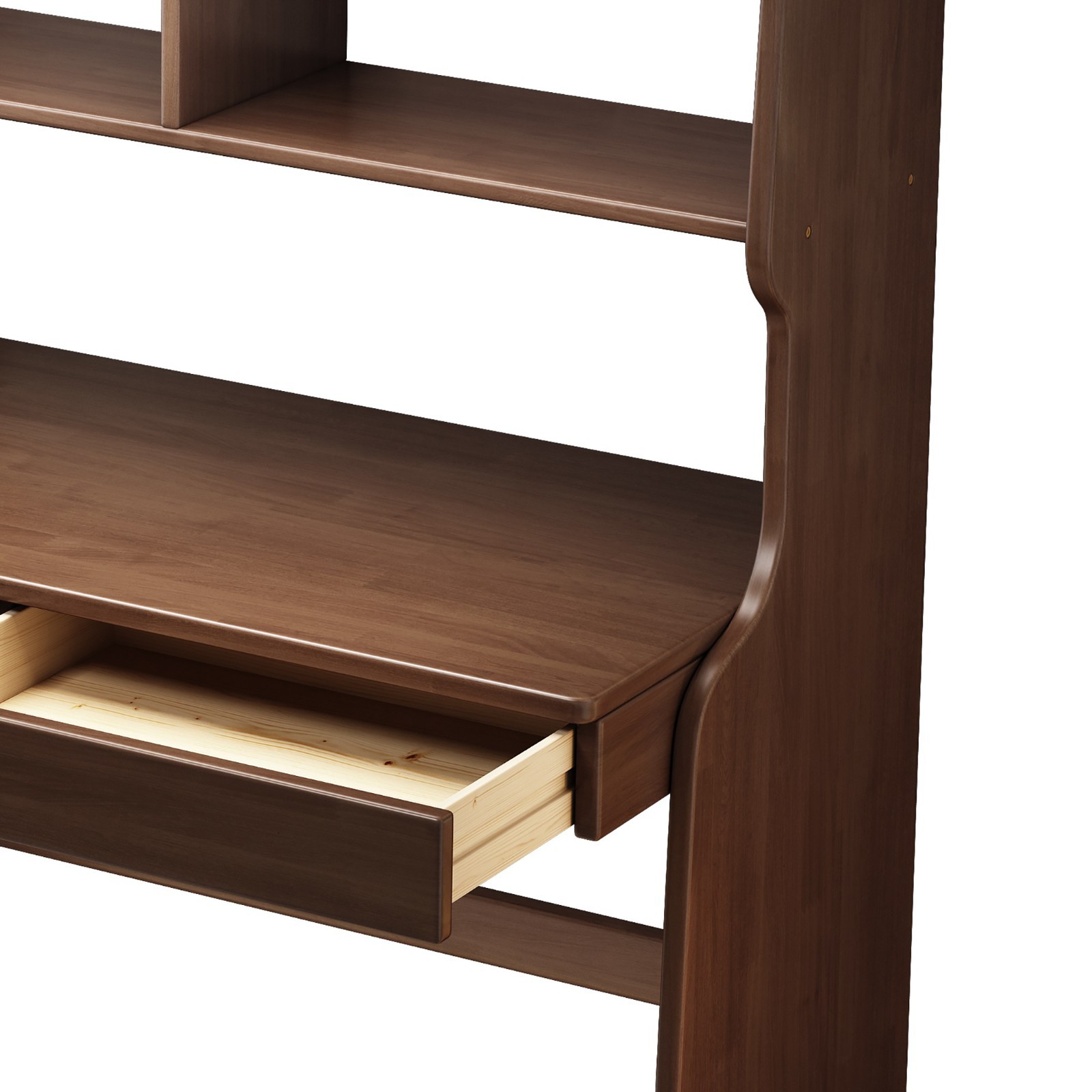 BALANBO Study Desk Writing Shelves Storage Organize Cabinet Solid Wood Farmhouse