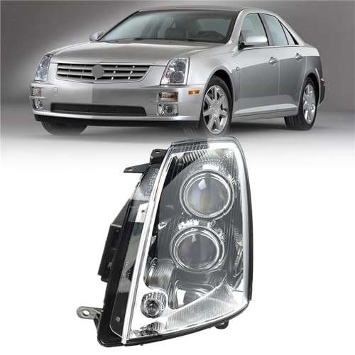 1-Pc Headlight Assembly Driver Side Halogen Replacement for S-T-S 2005-2011
