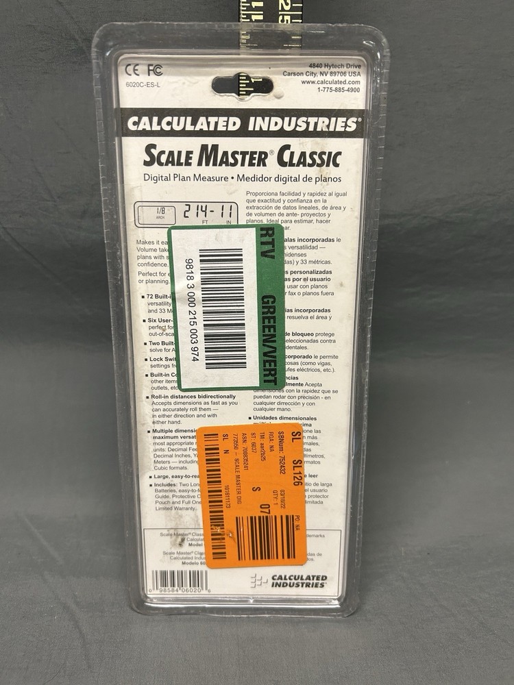 Calculated Industries Scale Master Classic Digital Model 6020