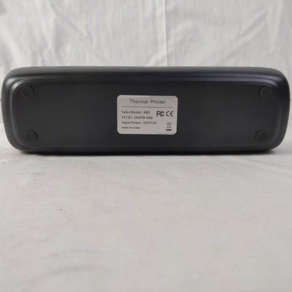 Open Box Aixiqee A80 Portable Wireless Thermal Printer Bluetooth