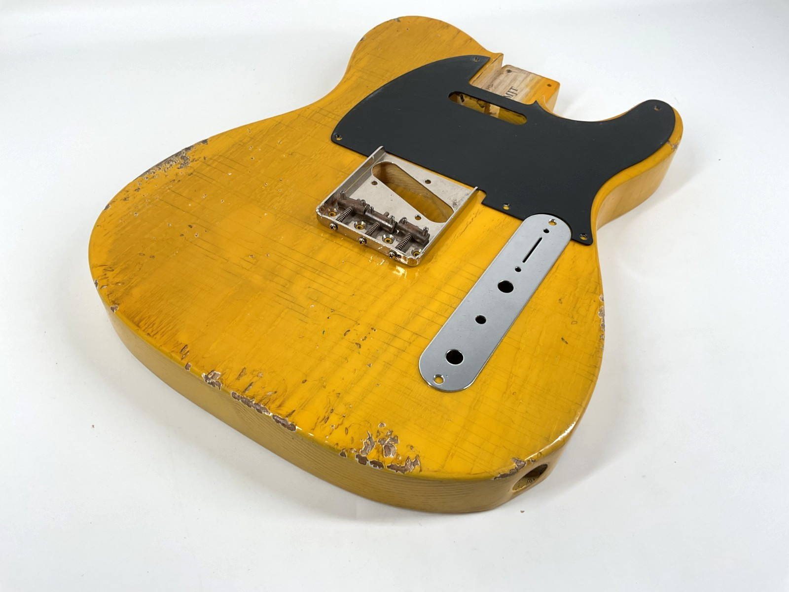 MJT Official Custom Vintage Aged Nitro Guitar Body Mark Jenny VTT Butterscotch