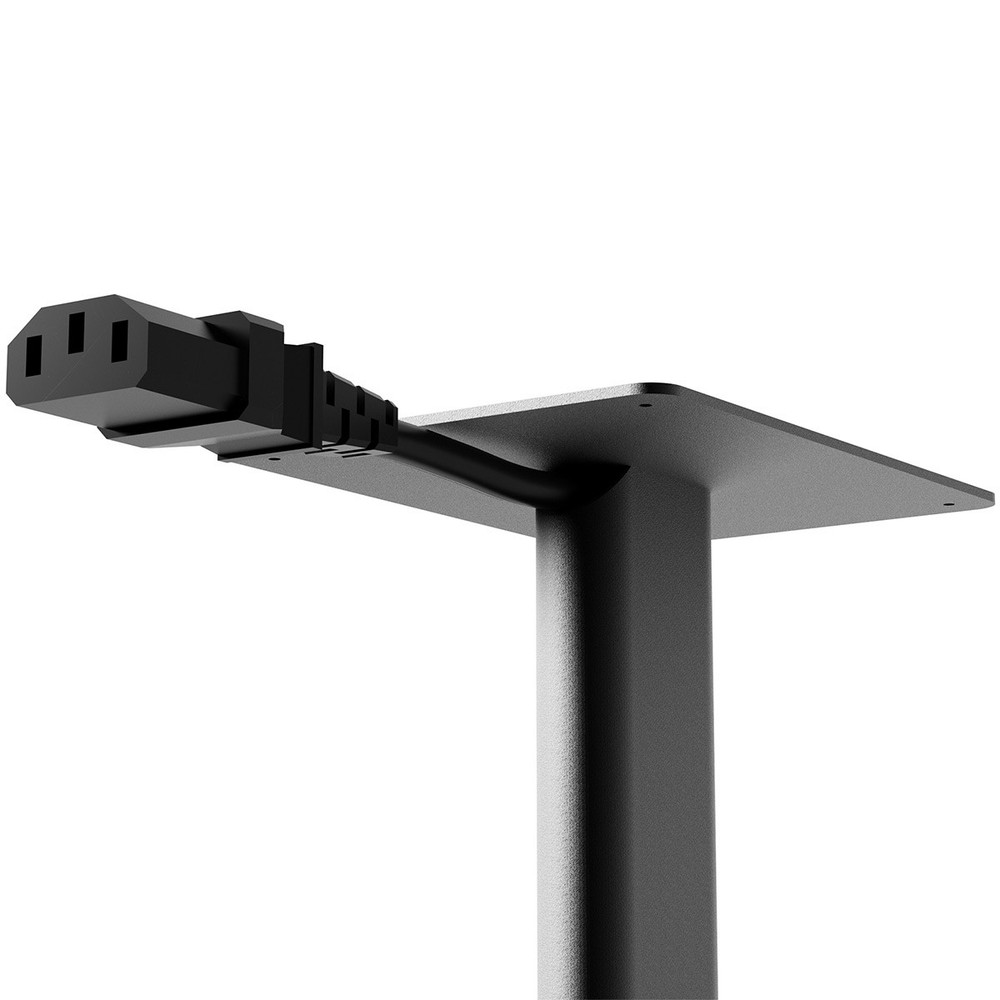 Kanto SPH Universal Height Adjustable Bookshelf Speaker Stands - Pair (Black)