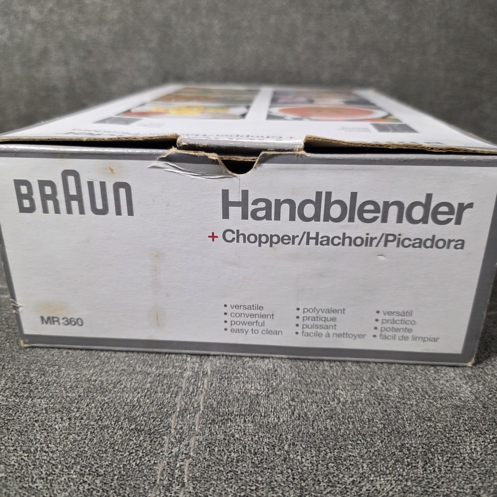 Braun Hand Blender Plus Chopper Model MR360
