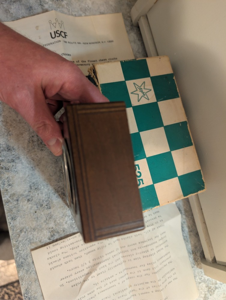 Vintage Alpha German Chess Clock Timer Model # 525