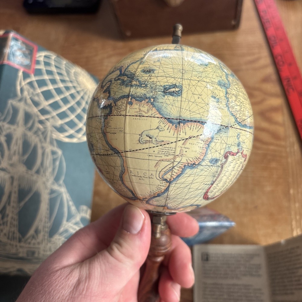Authentic Models Mercator Terrestrial 4” Globe c.1580 On Stand By AM