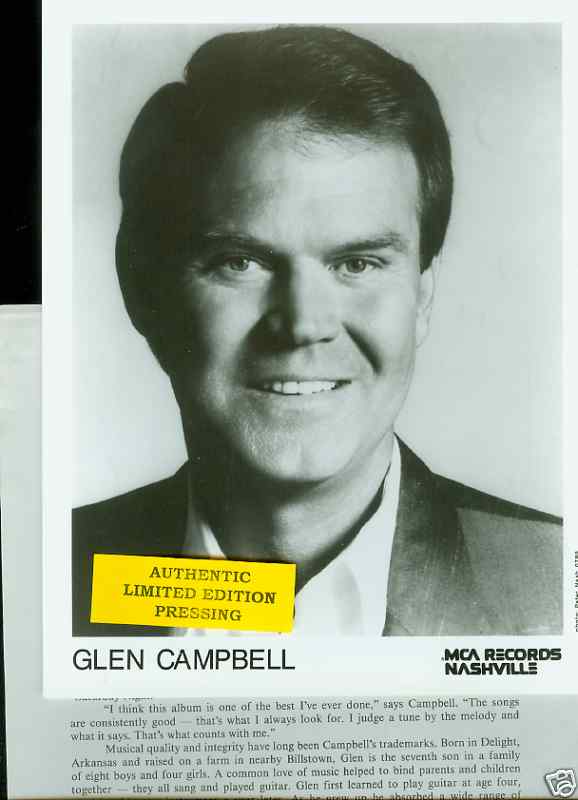glen campbell  limited edition press kit