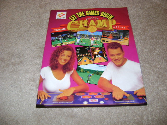 BEAT THE CHAMP video flyer
