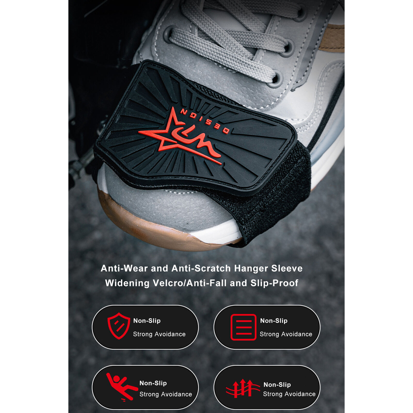 Men Motorcycle Gear Shift Shoe Protector Guard Boot Cover Shifter Protective Pad