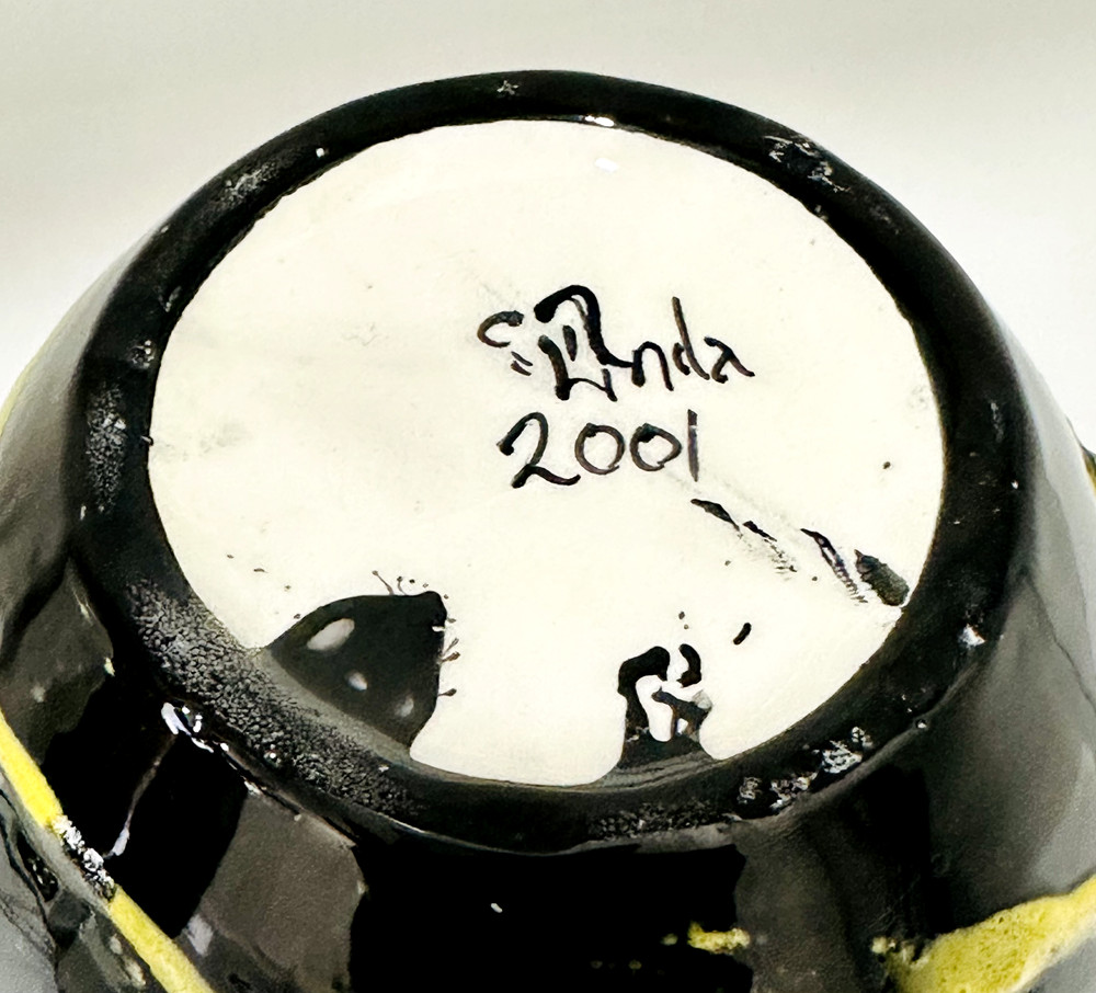 Black and Yellow Vase - 2001