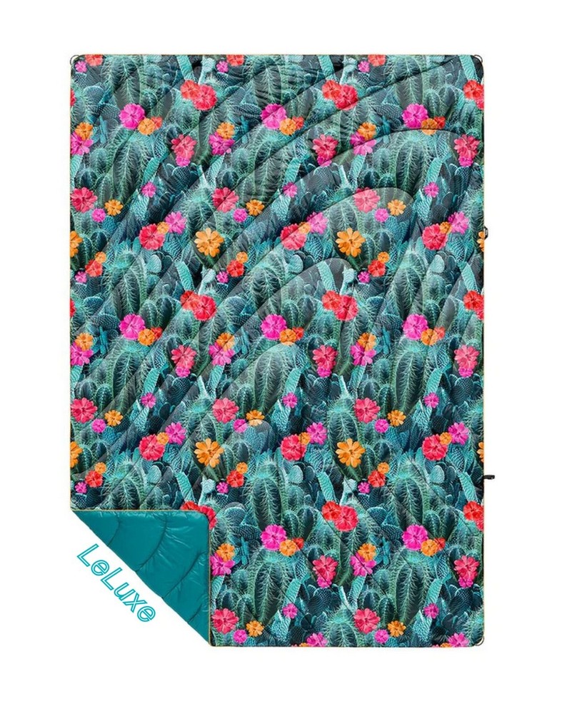 Rumpl Original Puffy Blanket Print 52" X 75" Cactus Bloom