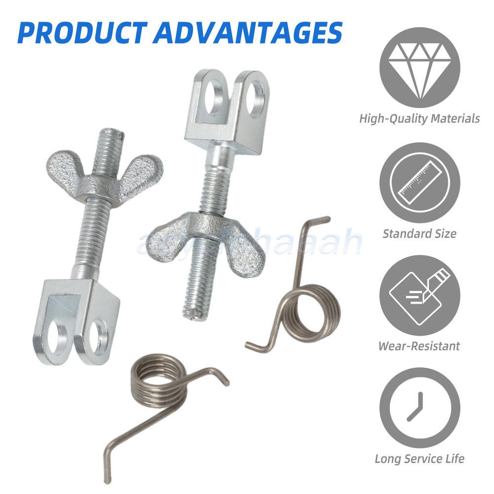 For Cable Lasher J & J2 Bolt and Spring for Wire Door Cable Lasher C & C2 4PCS