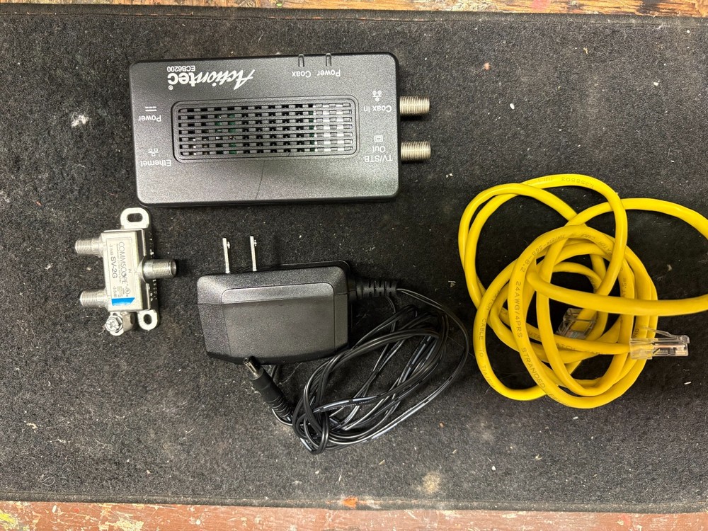 Actiontec ECB6200 Bonded MoCA 2.0 Ethernet Coax Network Adapter