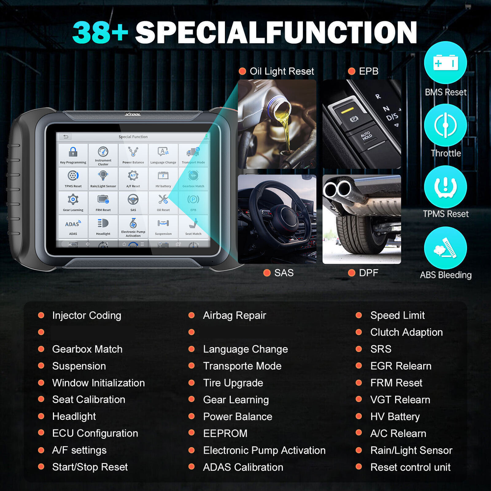 2024 XTOOL D8S Auto Full System Diagnositc Scan Tool E.CU Coding Topology Map