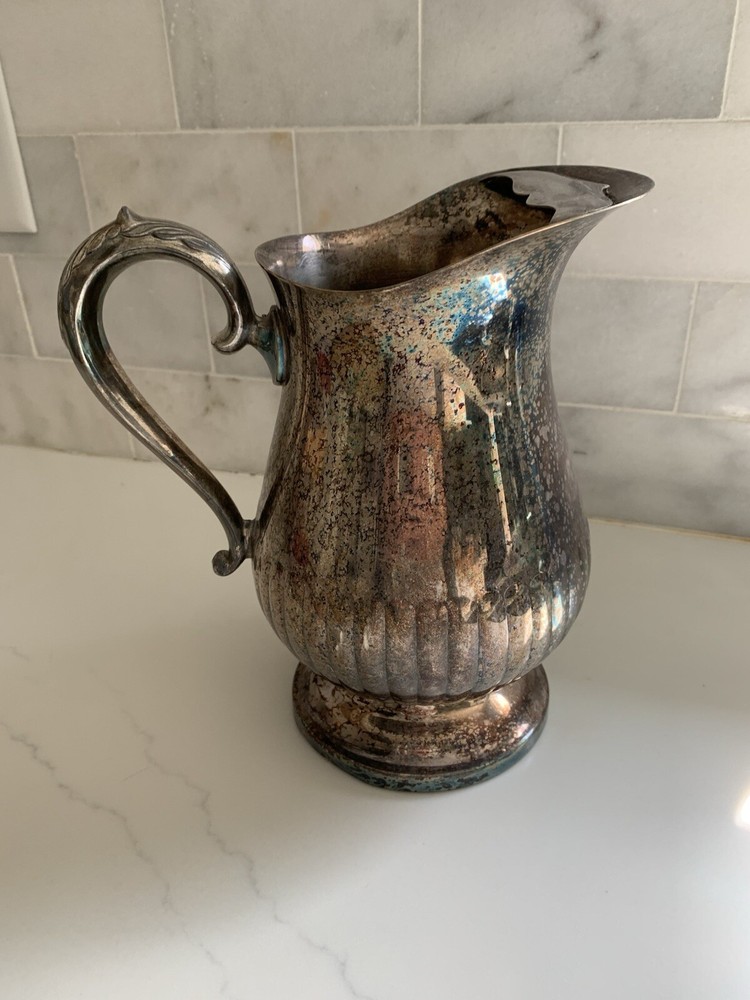Vintage Towle Silverplate 5881 Footed Serving Pitcher