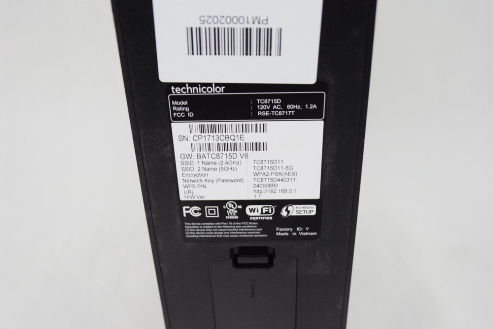 technicolor TC8715D Wireless Cable Modem