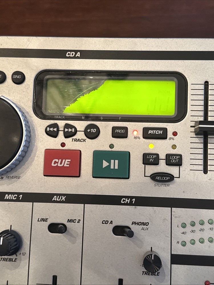NUMARK CDMIX2 Professional DJ CD Mixing Console - Tested
