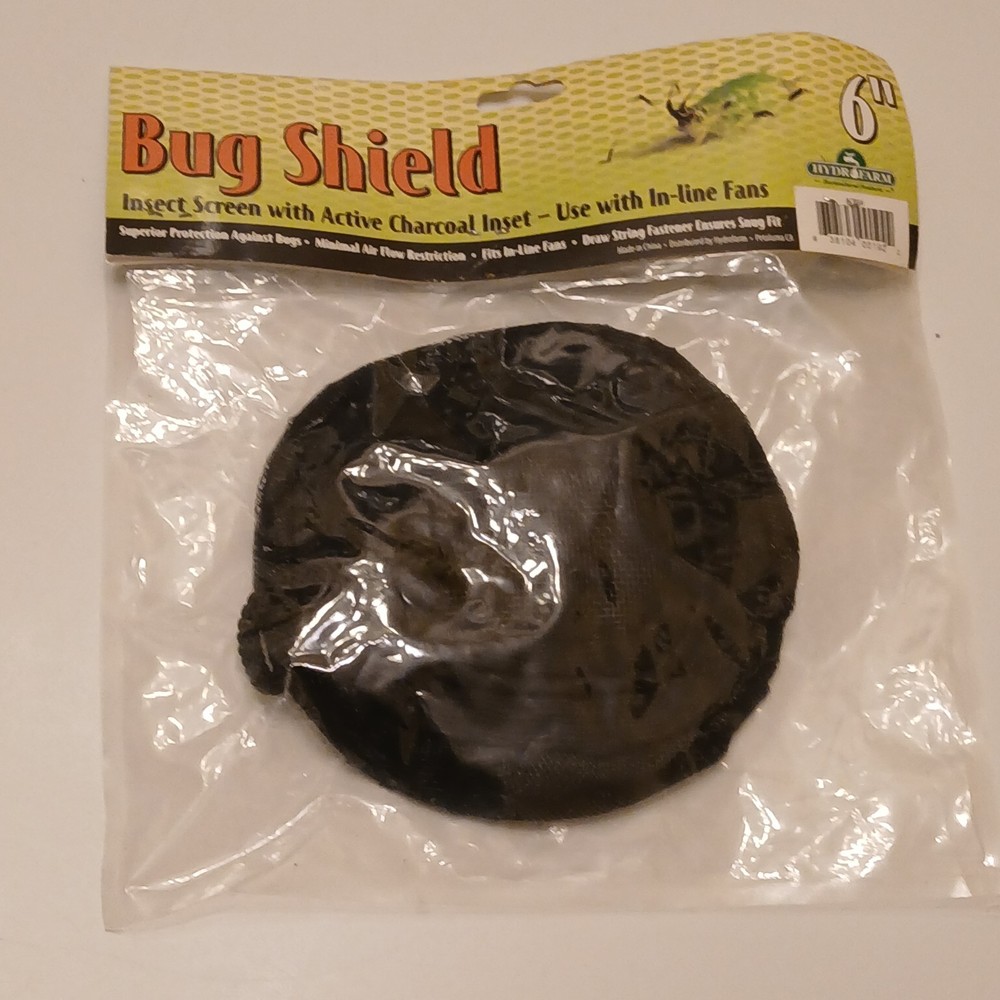 Hydrofarm Bug Shield 6" – Inline Duct Pest Screen – NOS