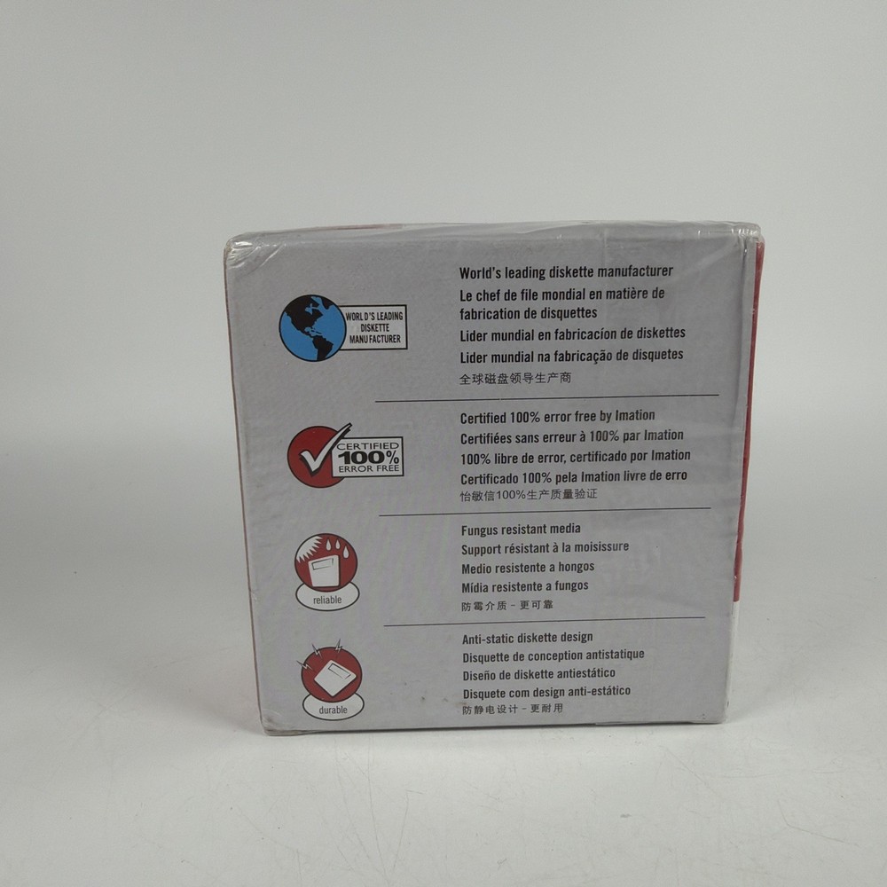 Genuine Imation IBM Formatted 2HD 1.44 Diskettes (10 Pack)
