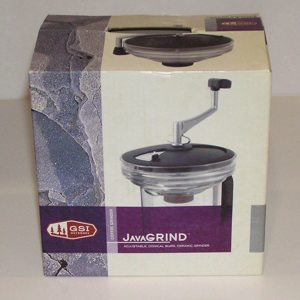GSI Outdoors JavaGrind Adjustable Conical Burr Coffee Grinder Java Grind Camping