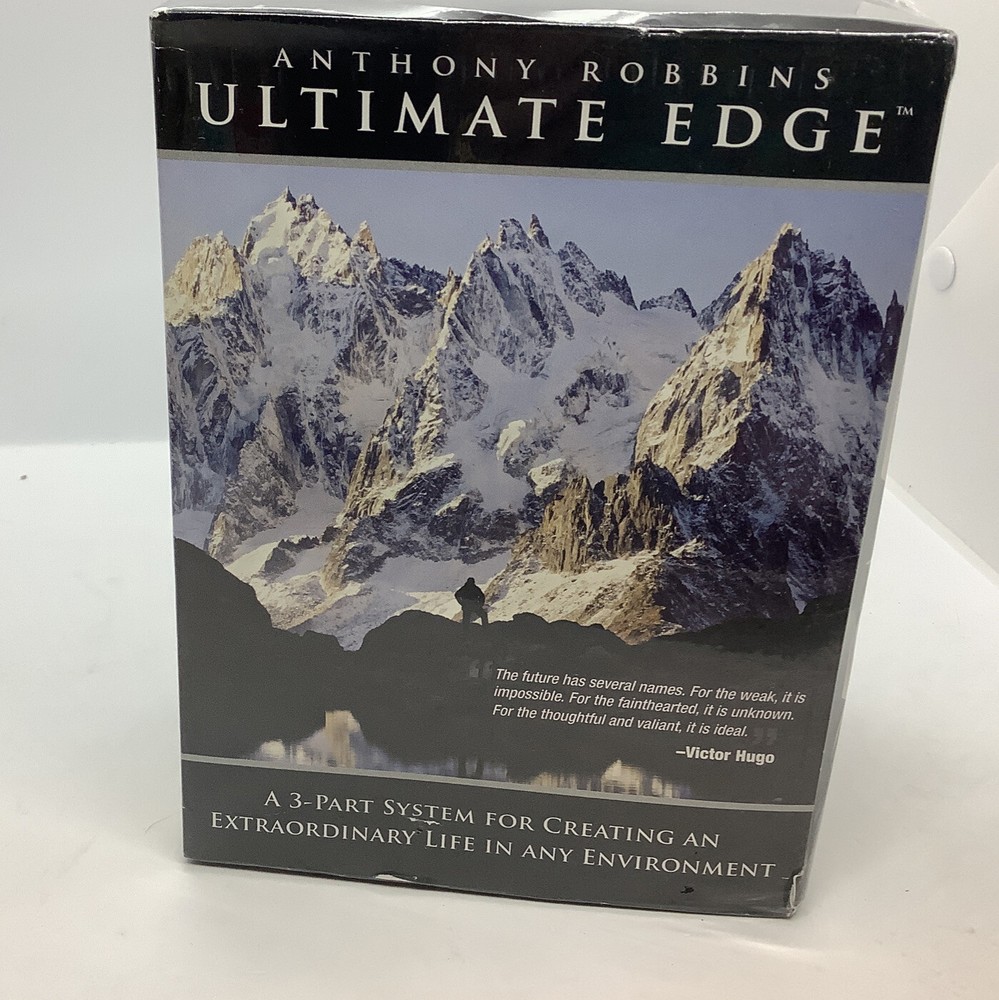 Anthony Tony Robbins Ultimate Edge 3-Part System CD DVD Box Set Discs SEALED!