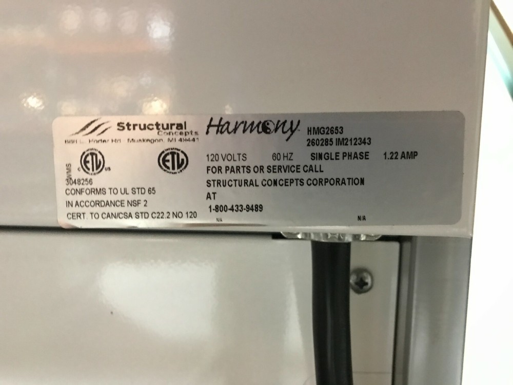 Structural Concepts Harmony HMG2653 Refrigerated Display Case