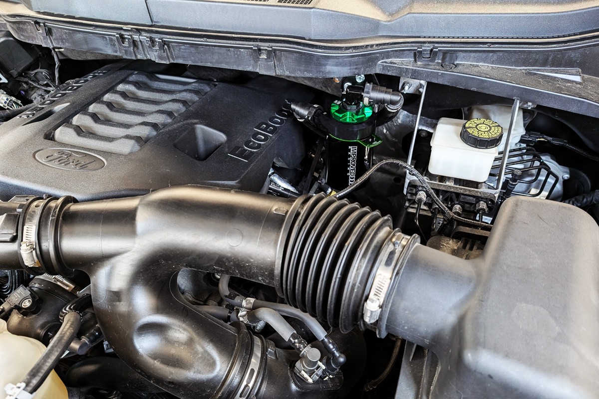 CCS Oil Catch Can Kit for 2015+ Ford F-150 3.5L V6, Raptor R 5.2L V8