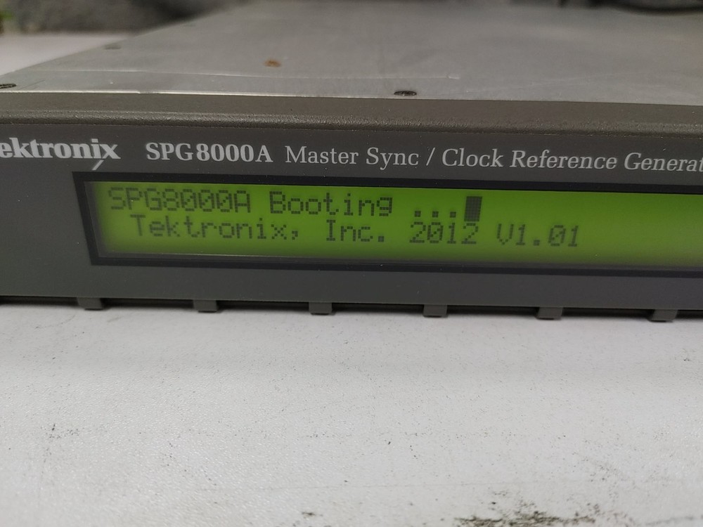 Tektronix spg8000A Master Sync/Clock GPS HD SDI Multi Format Reference Generator
