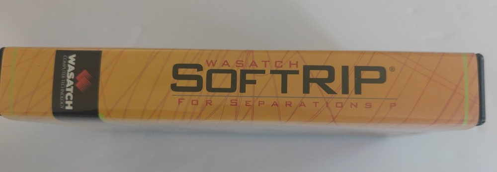 WASATCH SoftRIP 6.3 SOFTWARE Install Disks & Passcode Canon EPSON, NO Dongle