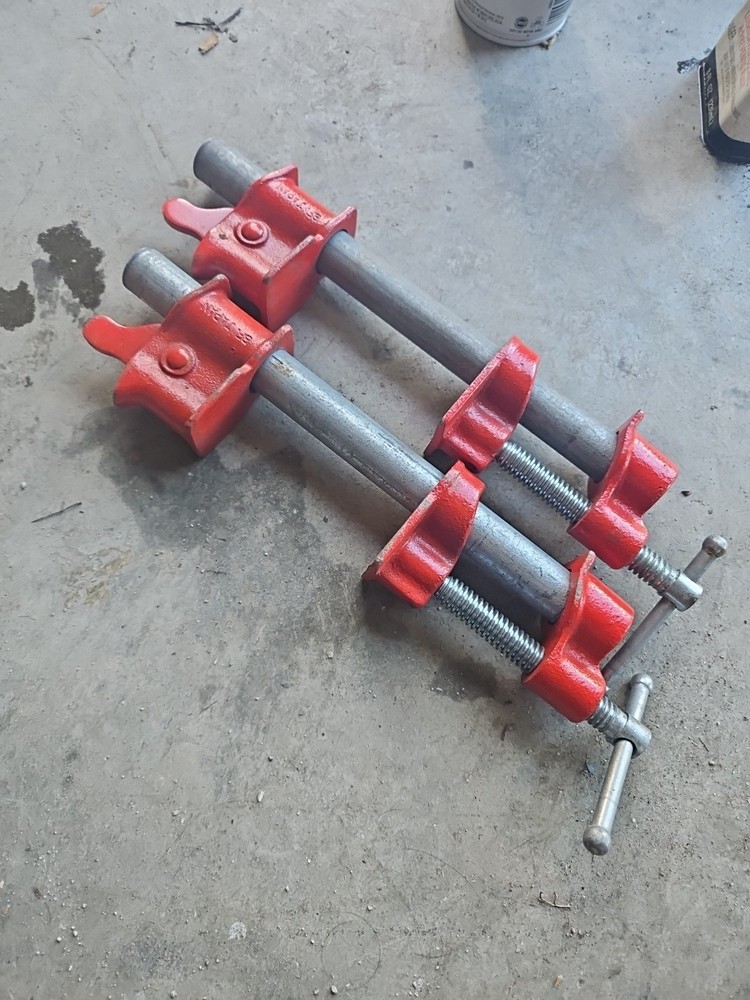 Vintage 1/2 Pipe Clamps