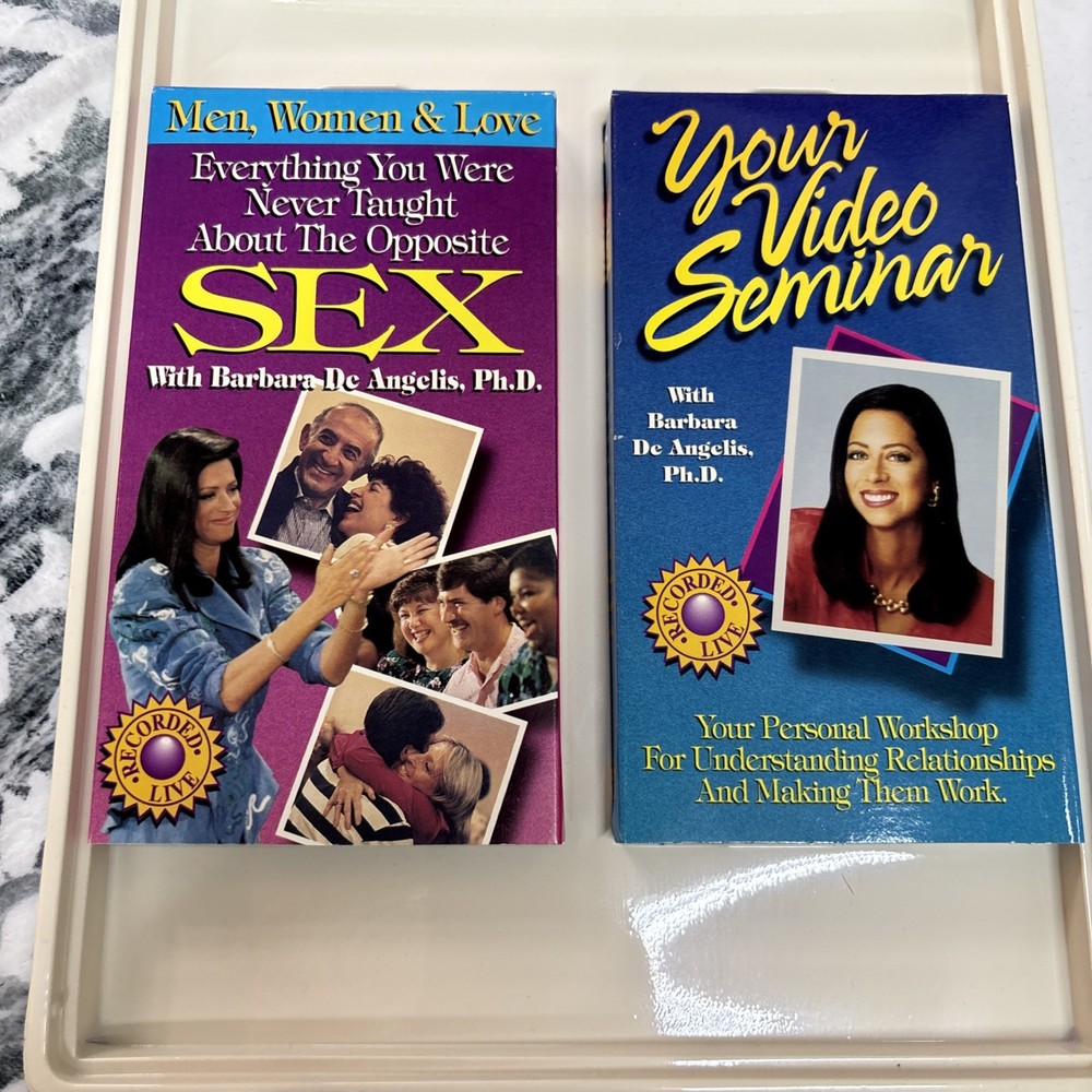 Making Love Work Program Barbara De Angelis 2 VHS,5 Cassettes, Guide Book