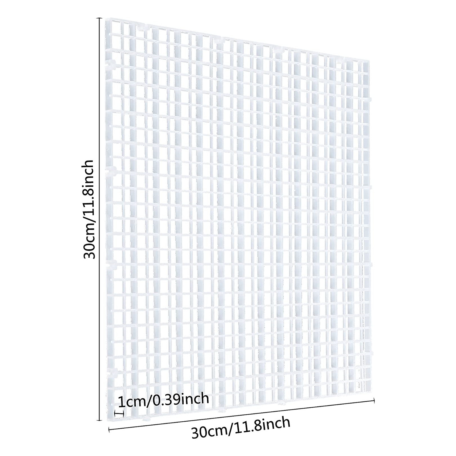 4pcs Aquarium Divider Tray Egg Crate Grid Fish Tank Divider Bottom Isolation