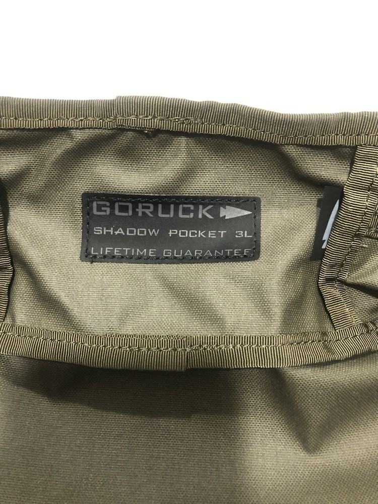 GORUCK Shadow Pockets 2L 3L Ranger Green With Extras